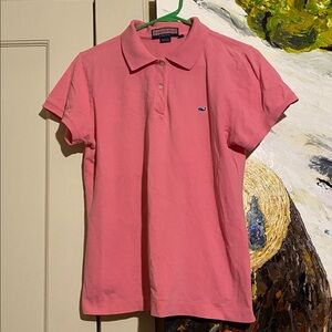 Pink Vineyard Vines Polo Shirt